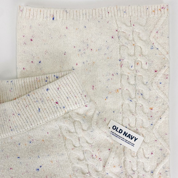 Soft Cable Knit Wide Leg Sweater Pants S Rainbow Donegal Fall Winter Cozy Lounge - Picture 4 of 12